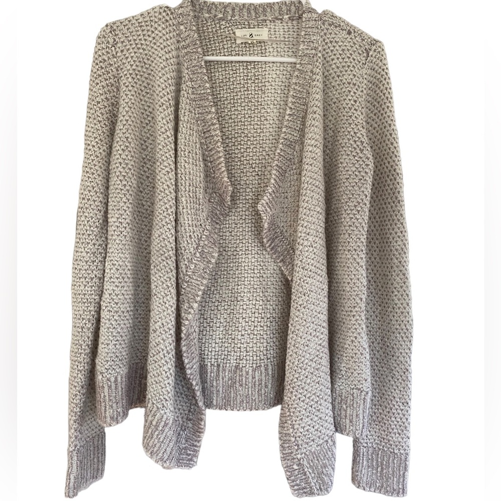 Lou & Grey knit sweater with a hi low detailed style